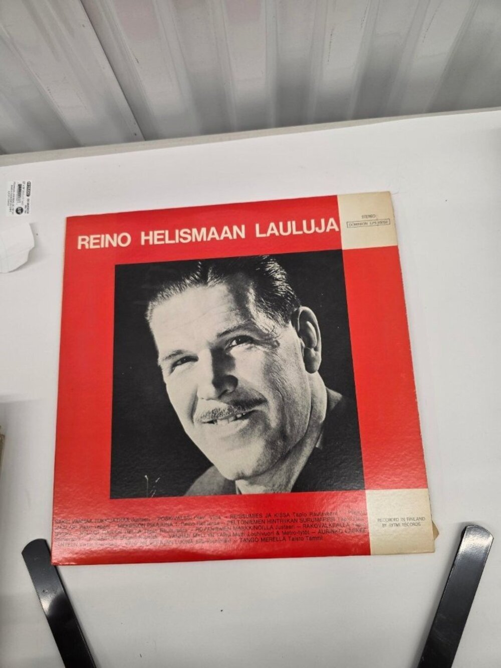 Reino Helismaa – Lauluja LP Record 1969 Dominion Finnish Folk Stereo 33 RPM